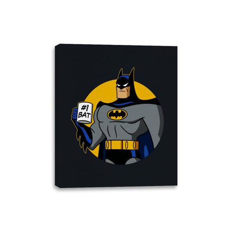 No.1 Bat - Canvas Wraps Canvas Wraps RIPT Apparel 8x10 / Black