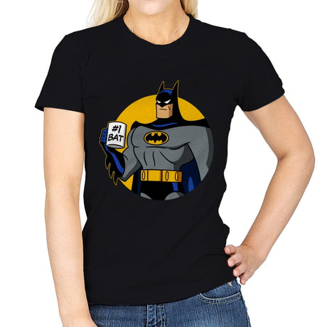 No.1 Bat - Womens T-Shirts RIPT Apparel Small / Black