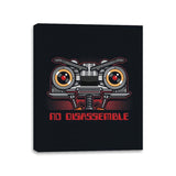 No Disassemble - Canvas Wraps Canvas Wraps RIPT Apparel 11x14 / Black