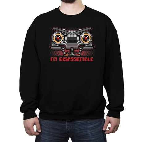 No Disassemble - Crew Neck Sweatshirt Crew Neck Sweatshirt RIPT Apparel Small / Black