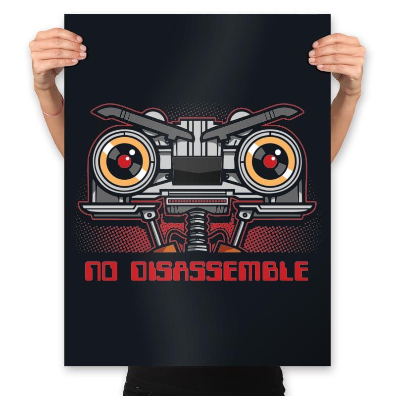 No Disassemble - Prints Posters RIPT Apparel 18x24 / Black