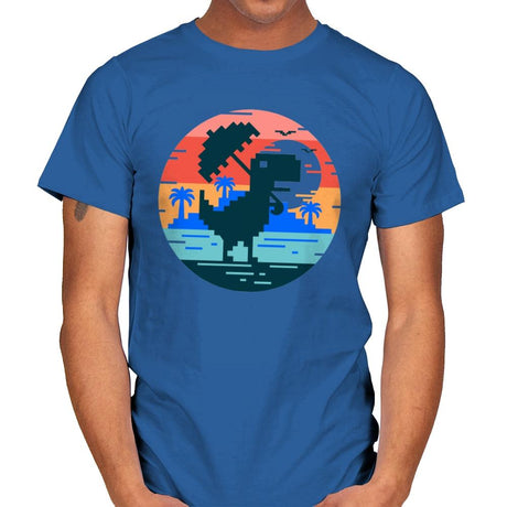 No Internet In Summer - Mens T-Shirts RIPT Apparel Small / Royal