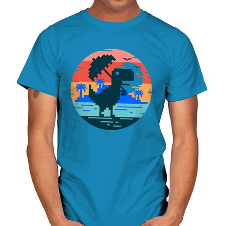 No Internet In Summer - Mens T-Shirts RIPT Apparel Small / Sapphire