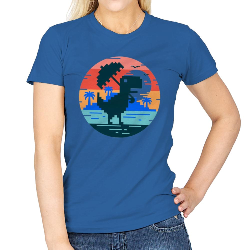 No Internet In Summer - Womens T-Shirts RIPT Apparel Small / Royal