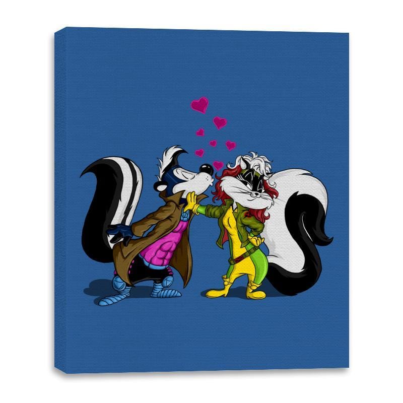 No Kissing - Canvas Wraps Canvas Wraps RIPT Apparel 16x20 / Royal