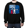 No Look Shot! - Crew Neck Sweatshirt Crew Neck Sweatshirt RIPT Apparel Small / Black