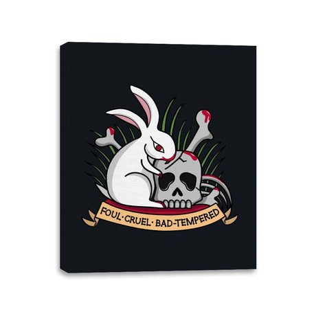 No Ordinary Rabbit - Canvas Wraps Canvas Wraps RIPT Apparel 11x14 / Black