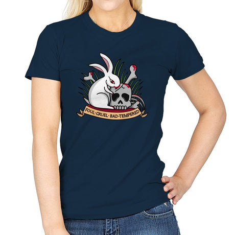 No Ordinary Rabbit - Womens T-Shirts RIPT Apparel Small / Navy