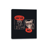 No Thanks - Canvas Wraps Canvas Wraps RIPT Apparel 8x10 / Black