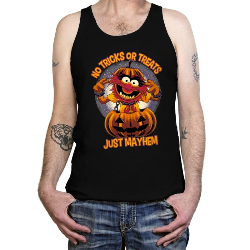 No Tricks or Treats - Tanktop Tanktop RIPT Apparel X-Small / Black