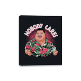 Nobody Cares - Canvas Wraps Canvas Wraps RIPT Apparel 8x10 / Black