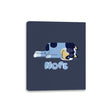 Nope - Canvas Wraps Canvas Wraps RIPT Apparel 8x10 / Navy