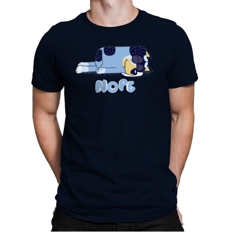 Nope - Mens Premium T-Shirts RIPT Apparel Small / Midnight Navy