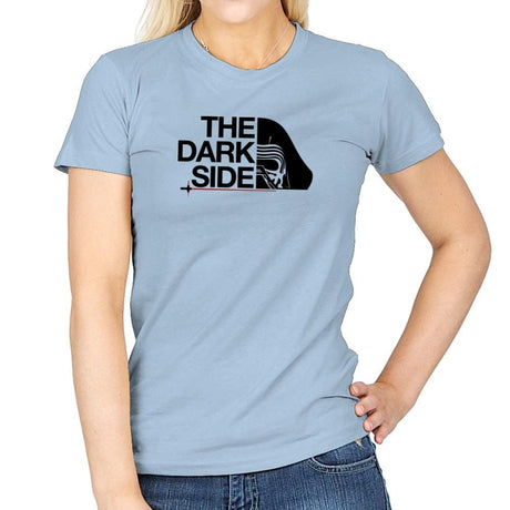 North of the Darker Side Exclusive - Womens T-Shirts RIPT Apparel Small / Light Blue