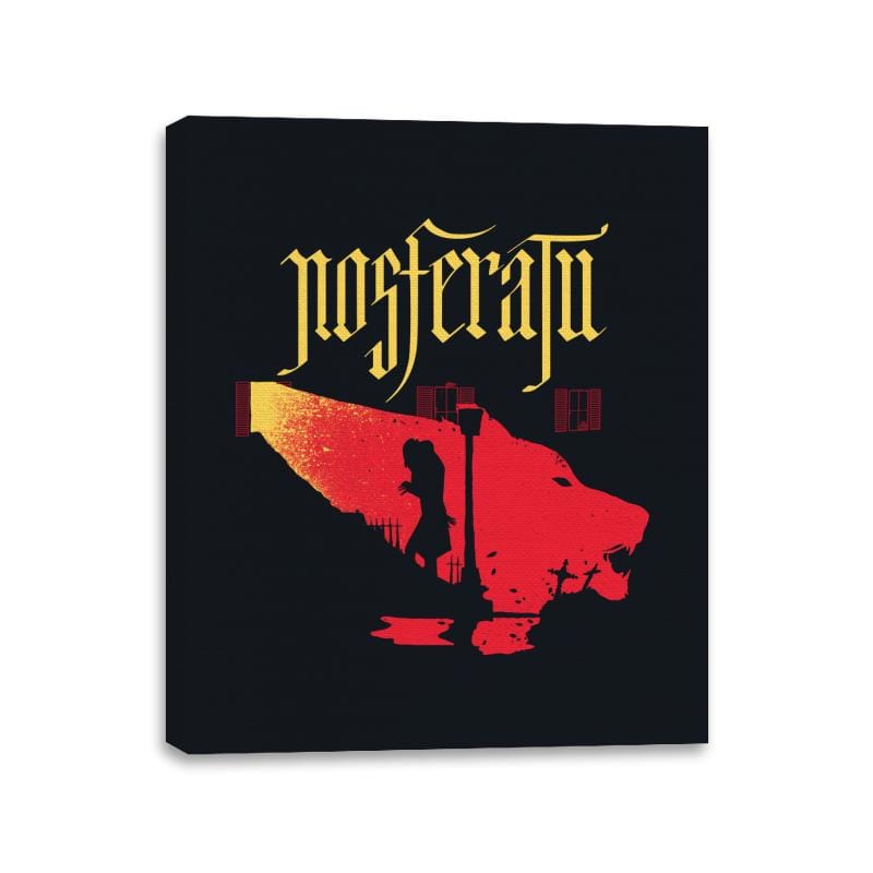 Nosferatu Exorcism - Canvas Wraps Canvas Wraps RIPT Apparel 11x14 / Black