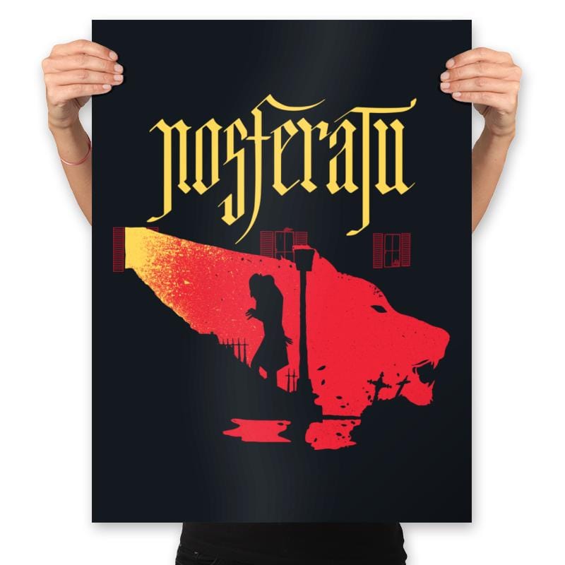 Nosferatu Exorcism - Prints Posters RIPT Apparel 18x24 / Black