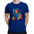 Nostalgic Games - Mens Premium T-Shirts RIPT Apparel Small / Royal