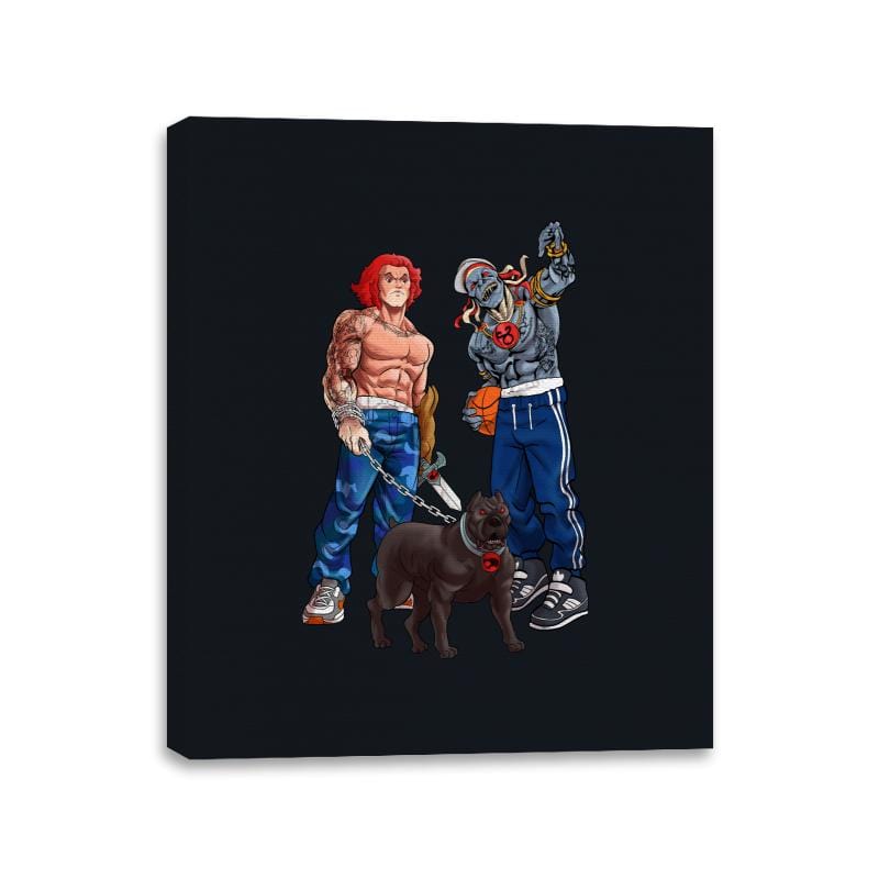 Nostalgic Hip Hop Culture - Canvas Wraps Canvas Wraps RIPT Apparel 11x14 / Black