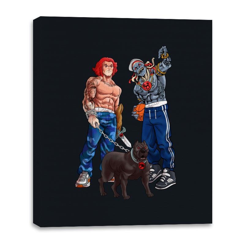 Nostalgic Hip Hop Culture - Canvas Wraps Canvas Wraps RIPT Apparel 16x20 / Black