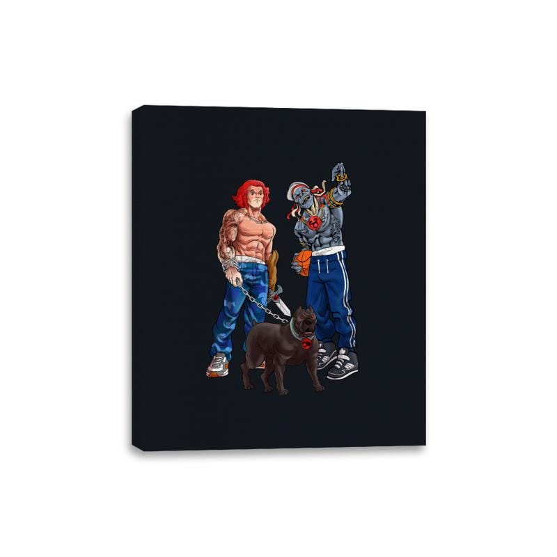 Nostalgic Hip Hop Culture - Canvas Wraps Canvas Wraps RIPT Apparel 8x10 / Black