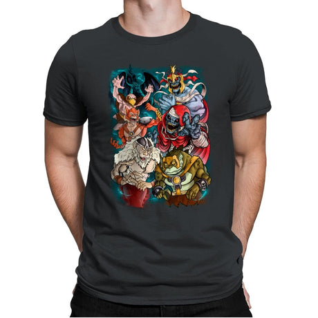 Nostalgic Villains - Mens Premium T-Shirts RIPT Apparel Small / Heavy Metal