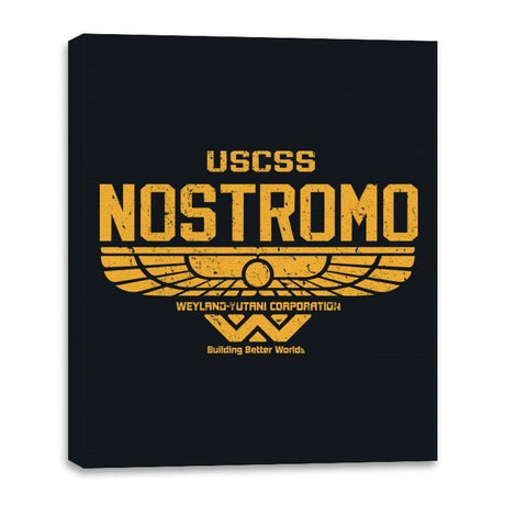 Nostromo - Canvas Wraps Canvas Wraps RIPT Apparel 16x20 / Black