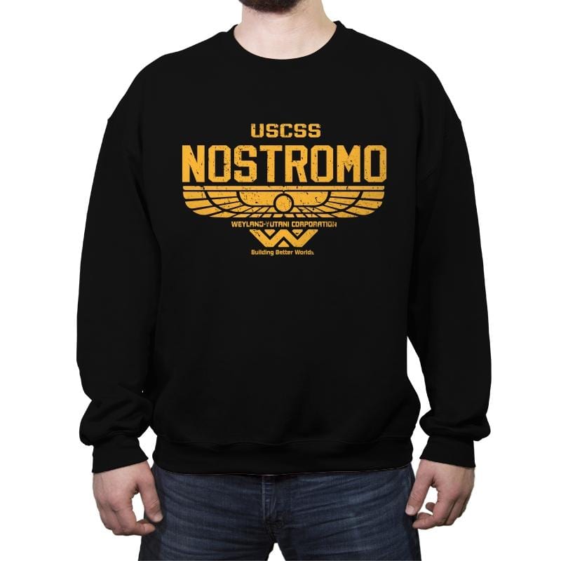 Nostromo - Crew Neck Sweatshirt Crew Neck Sweatshirt RIPT Apparel Small / Black