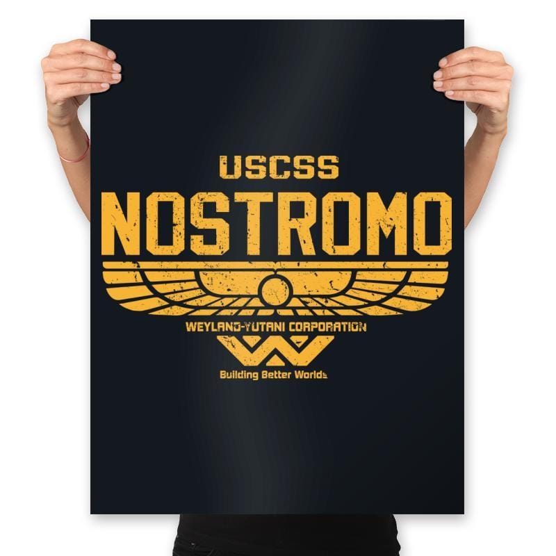 Nostromo - Prints Posters RIPT Apparel 18x24 / Black