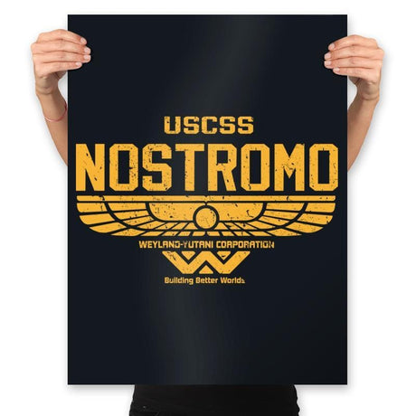 Nostromo - Prints Posters RIPT Apparel 18x24 / Black