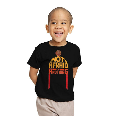 Not Afraid of Anything - Youth T-Shirts RIPT Apparel X-small / Black