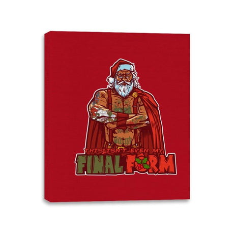 Not my Final Form - Canvas Wraps Canvas Wraps RIPT Apparel 11x14 / Red