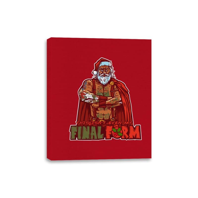 Not my Final Form - Canvas Wraps Canvas Wraps RIPT Apparel 8x10 / Red