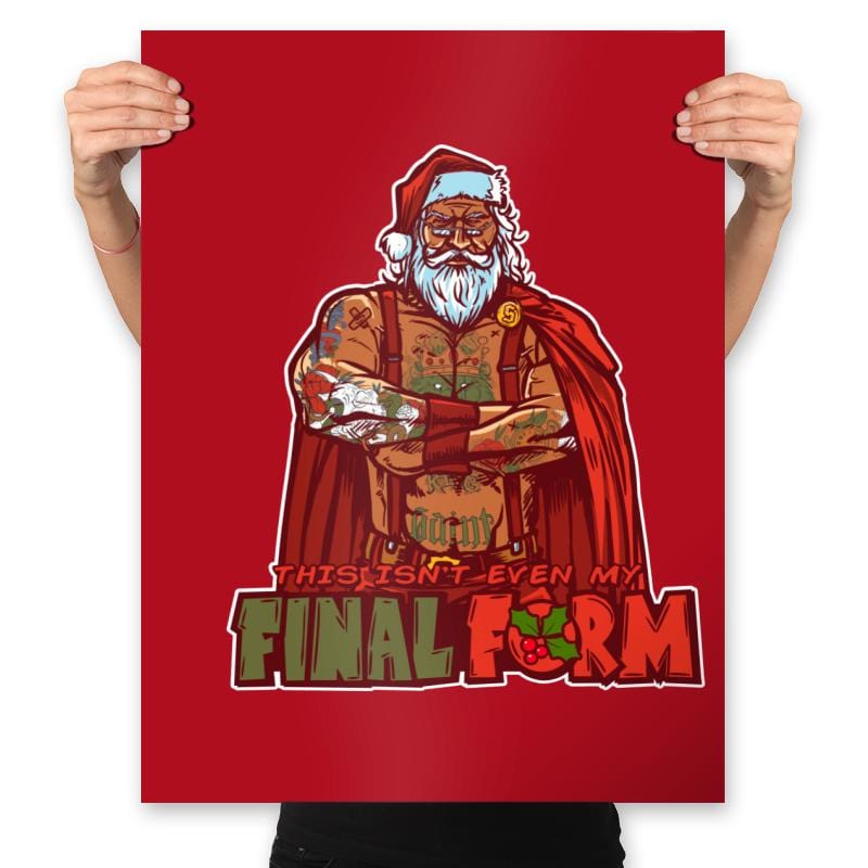 Not my Final Form - Prints Posters RIPT Apparel 18x24 / Red