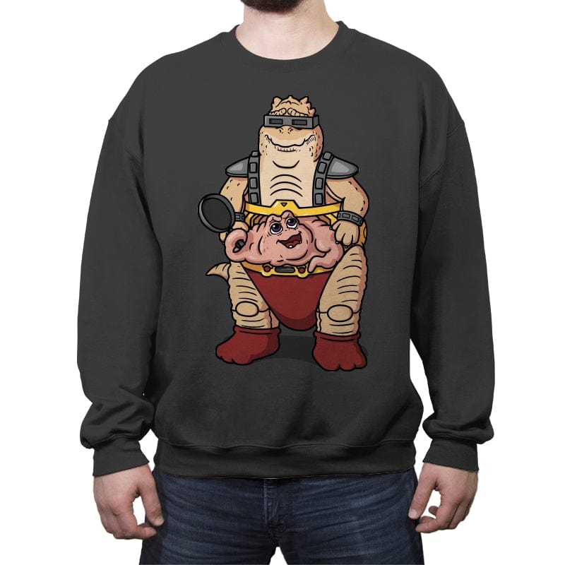 Not the Brain! - Crew Neck Sweatshirt Crew Neck Sweatshirt RIPT Apparel Small / Charcoal