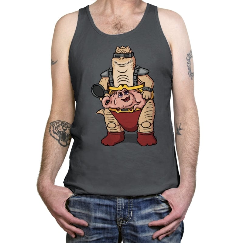 Not the Brain! - Tanktop Tanktop RIPT Apparel X-Small / Asphalt