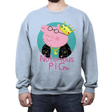 Notorious PIG - Crew Neck Sweatshirt Crew Neck Sweatshirt RIPT Apparel Small / Light Blue