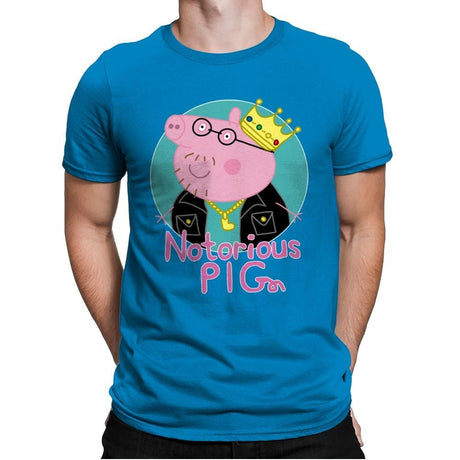 Notorious PIG - Mens Premium T-Shirts RIPT Apparel Small / Turqouise