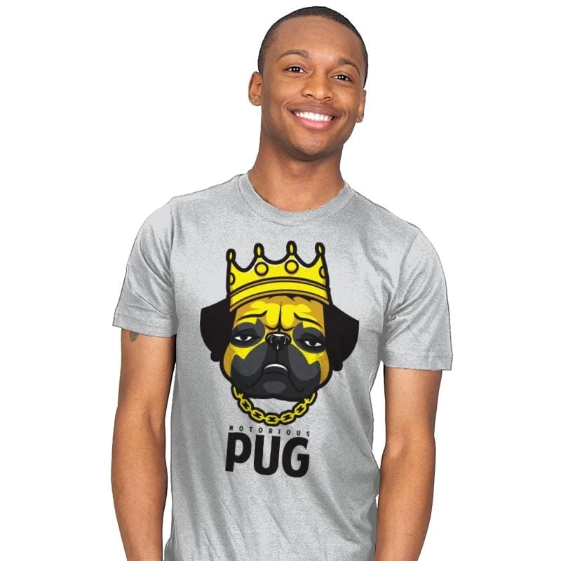 NotoriousPug - Mens T-Shirts RIPT Apparel Small / Silver