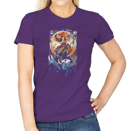 Nouveau Dawn Exclusive - Womens T-Shirts RIPT Apparel Small / Purple