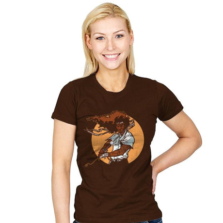 Number One - Womens T-Shirts RIPT Apparel Small / Brown