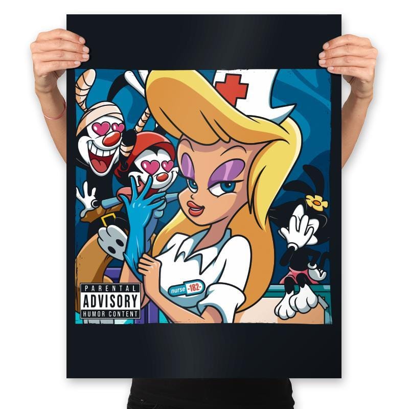 Nurse 182 - Prints Posters RIPT Apparel 18x24 / Black