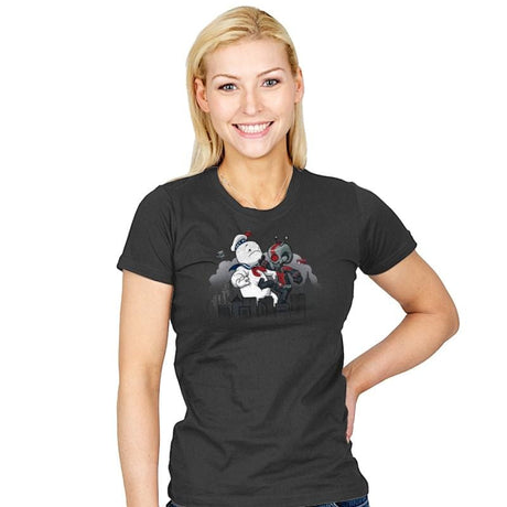 NY Titans - Womens T-Shirts RIPT Apparel Small / Charcoal