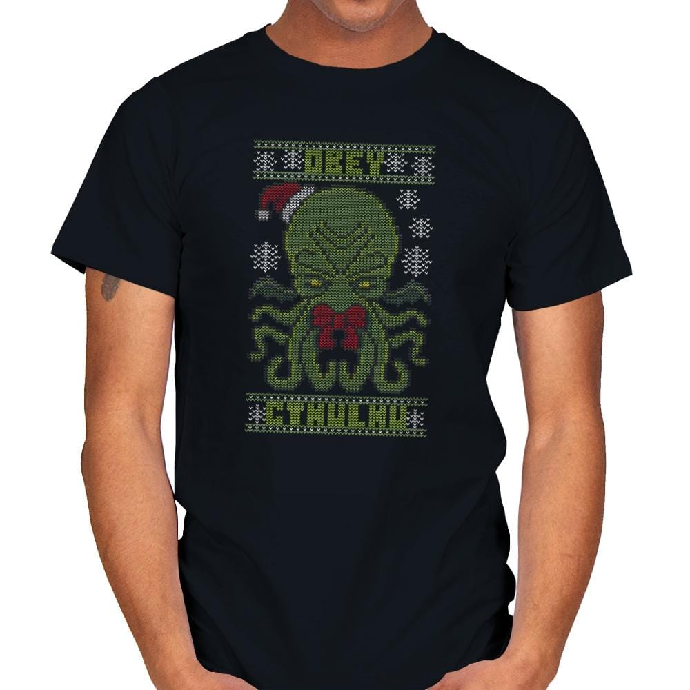 Obey Cthulhu Sweater - Mens T-Shirts RIPT Apparel Small / Black