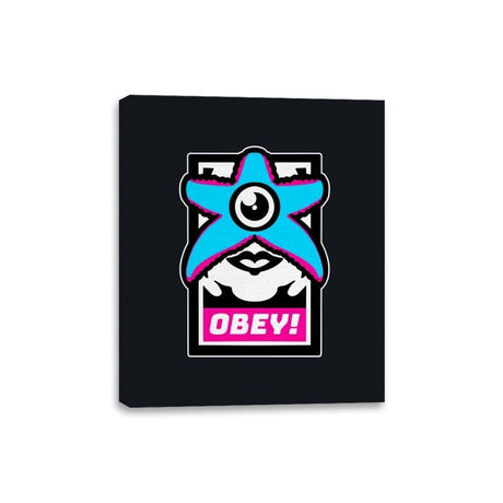 OBEY STARRO! - Best Seller - Canvas Wraps Canvas Wraps RIPT Apparel 8x10 / Black