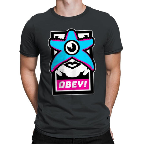 OBEY STARRO! - Best Seller - Mens Premium T-Shirts RIPT Apparel Small / Heavy Metal