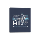 Oblivion Air - Canvas Wraps Canvas Wraps RIPT Apparel 8x10 / Navy