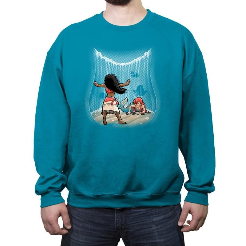 Ocean´s things - Crew Neck Sweatshirt Crew Neck Sweatshirt RIPT Apparel Small / Antique Sapphire