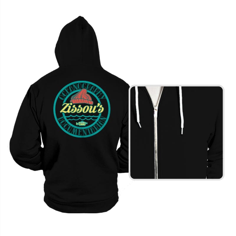 Oceanography & Documentarian  - Hoodies Hoodies RIPT Apparel Small / Black