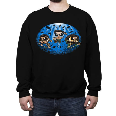 Oceanpuff Boys - Crew Neck Sweatshirt Crew Neck Sweatshirt RIPT Apparel Small / Black