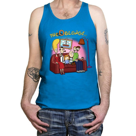 Odd Couch Gag - Tanktop Tanktop RIPT Apparel X-Small / Teal